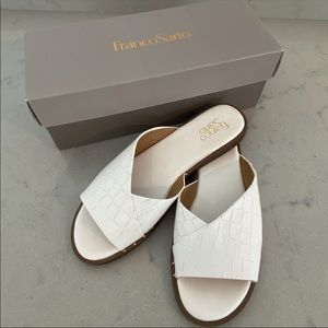 SARTO BY FRANCO SARTO / Leather Sliders/Sandals
